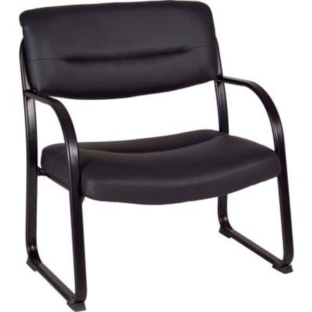 REGENCY SEATING Regency Big and Tall Side Chair - Black - Crusoe Series 1106BK
